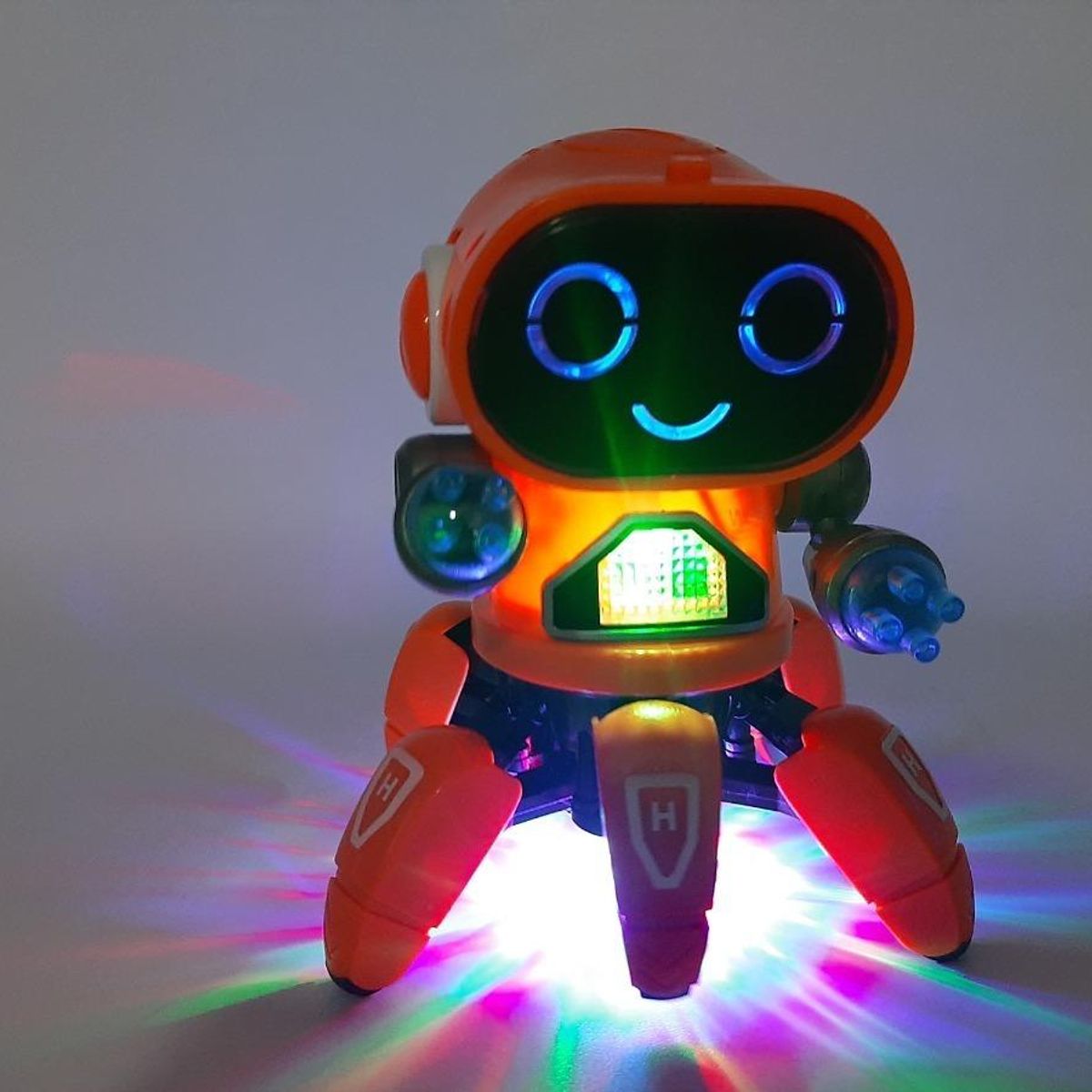 GENERICO - Robot Arácnido Interactivo con Sonido y Luces LED