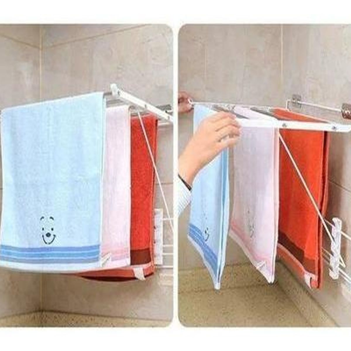 GENERICO - Tendedero Colgante Plegable Multiuso para Ahorro de Espacio