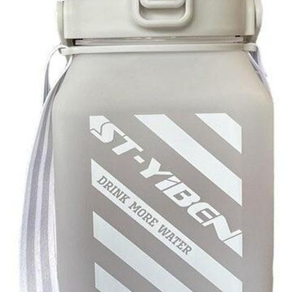 GENERICO - Botella de Agua de 1500 ml con Correa y Bombilla