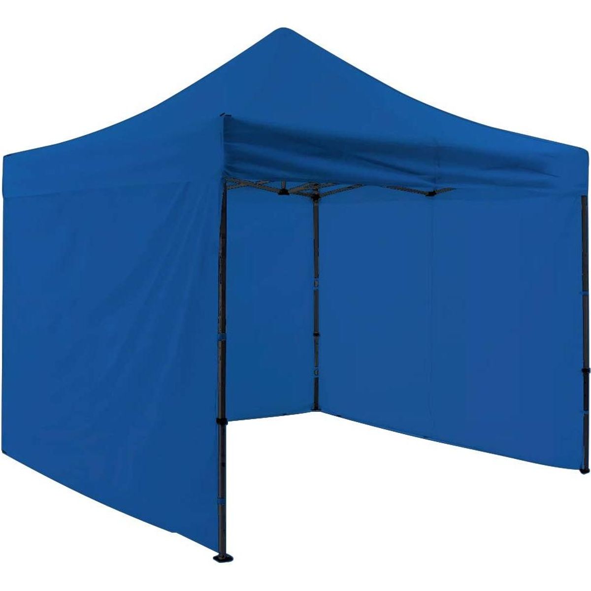 GENERICO - Toldo Plegable Azul 3x3 con Paredes Laterales