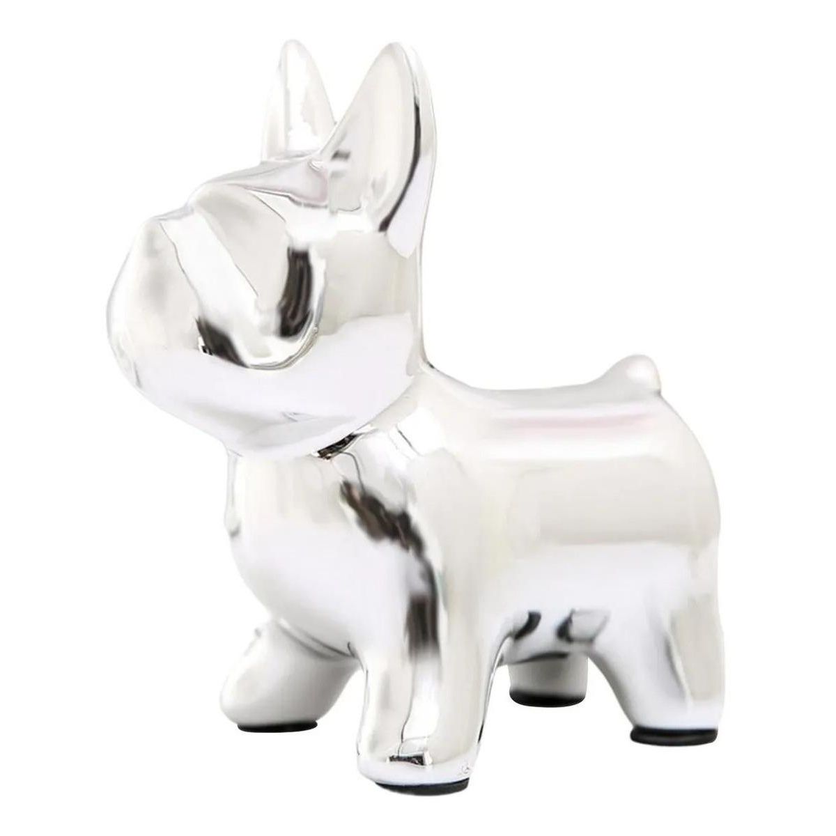 GENERICO - Hucha Decorativa de Cerámica en Forma de Bulldog