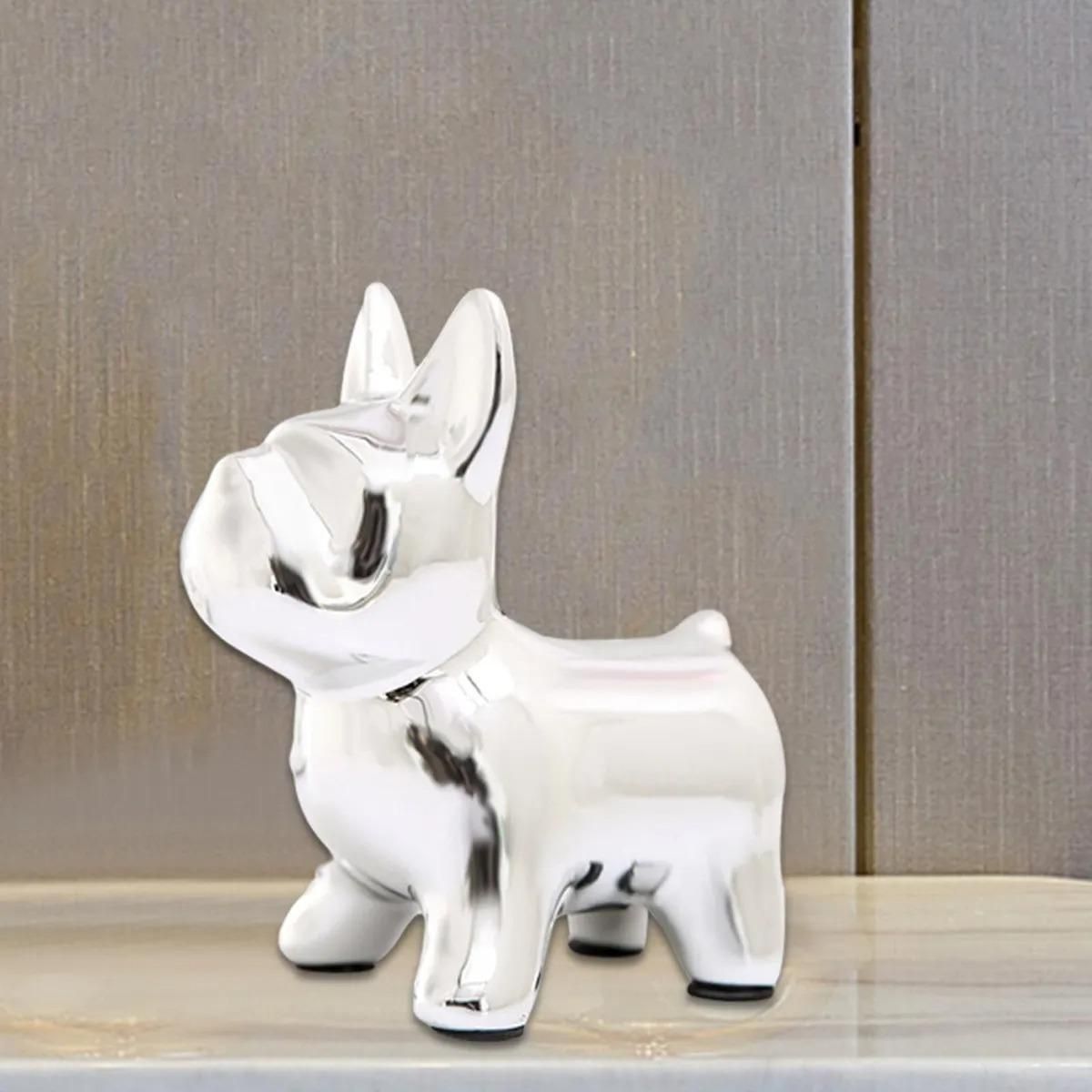 GENERICO - Hucha Decorativa de Cerámica en Forma de Bulldog