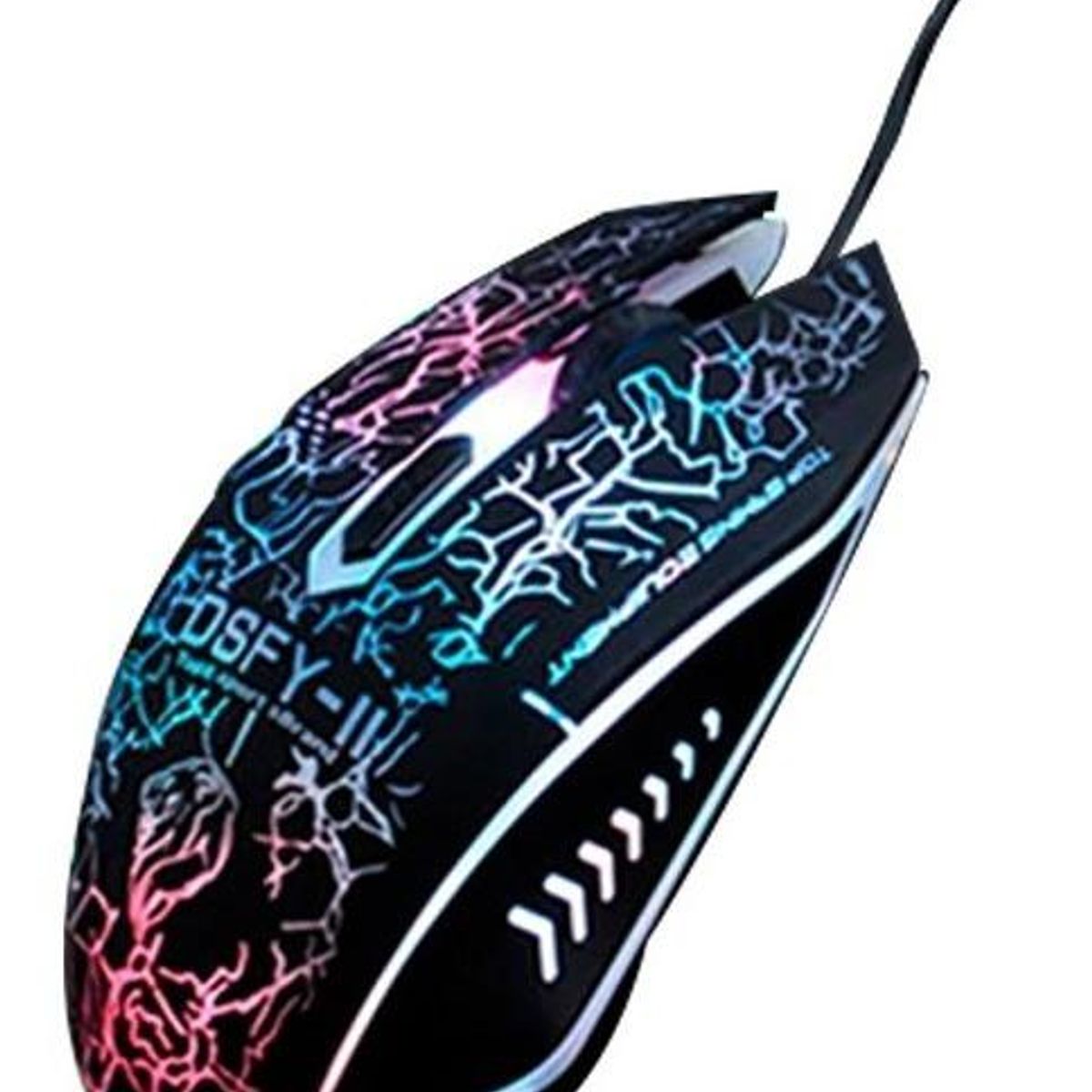 GENERICO - Kit de Teclado y Mouse Gamer RGB Retroiluminado