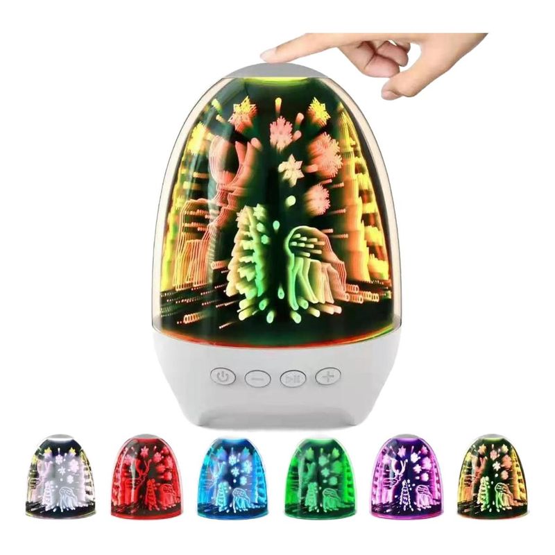GENERICO - Lámpara Parlante Bluetooth Multifuncional 2 en 1 Luz Nocturna