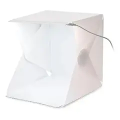 GENERICO - Mini Estudio Fotográfico Plegable con Luz LED 22 cm