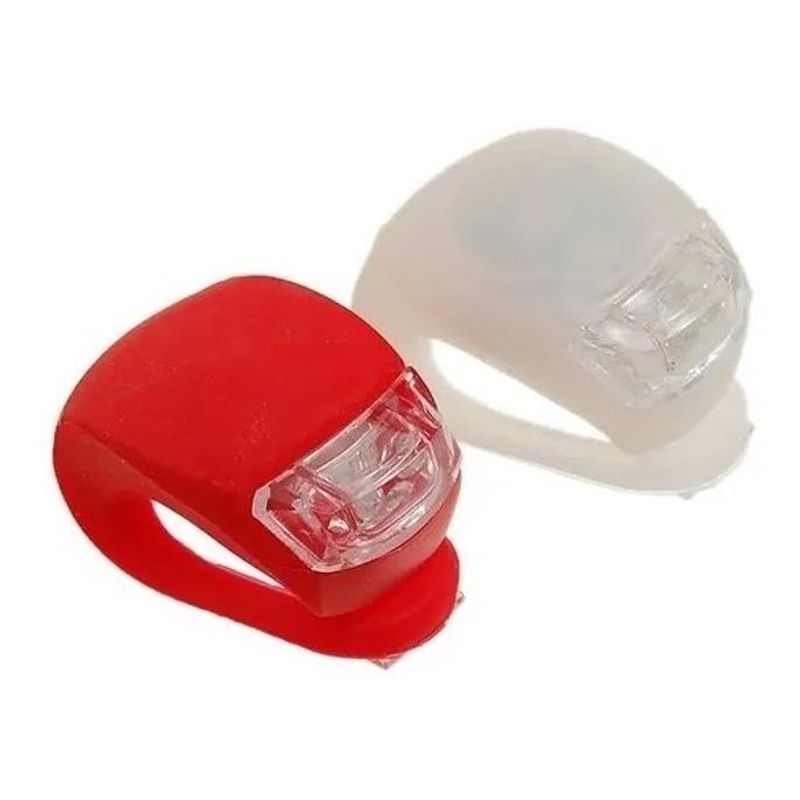 GENERICO - Set de Luces LED Resistentes para Bicicleta - Delantera y Trasera