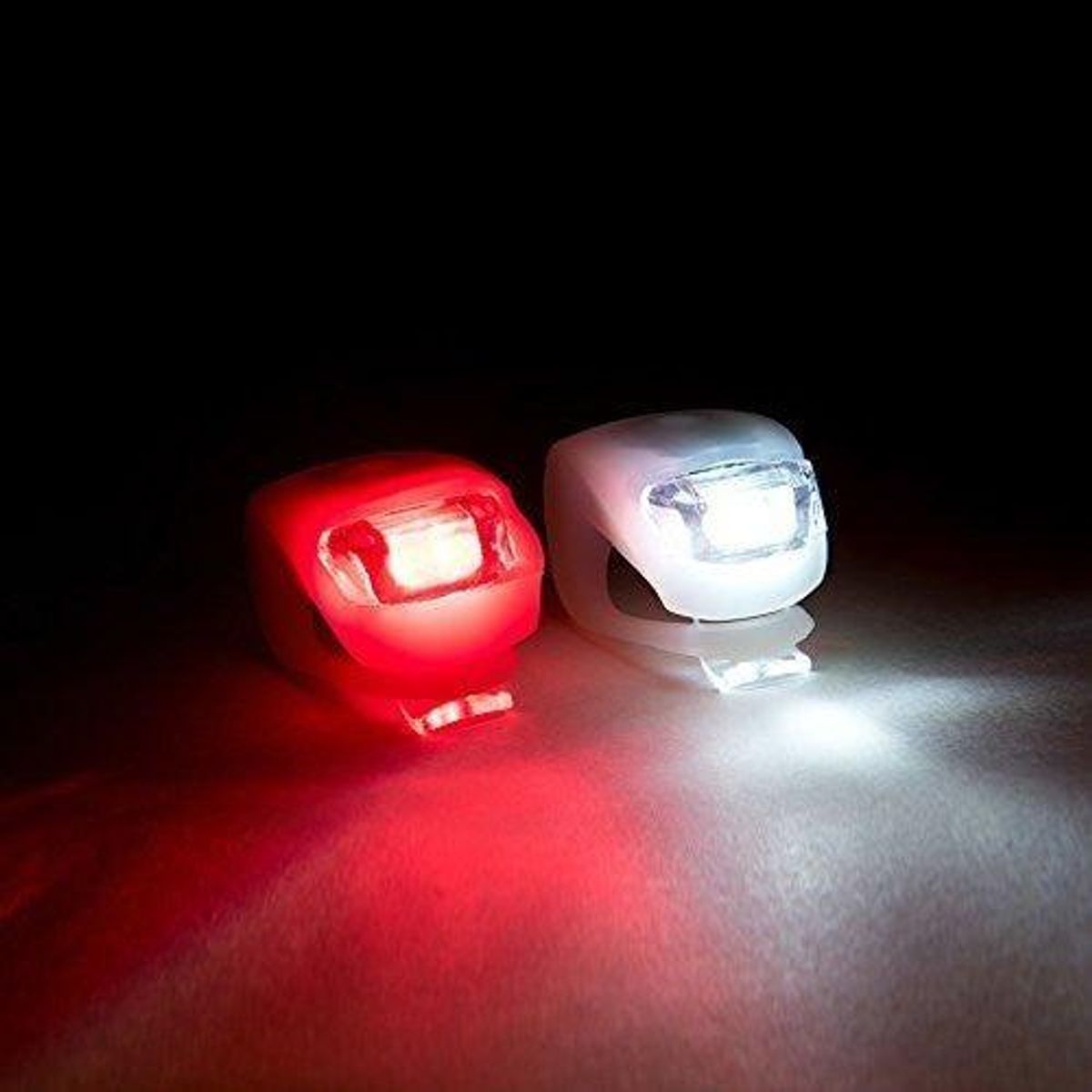 GENERICO - Set de Luces LED Resistentes para Bicicleta - Delantera y Trasera