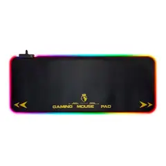 GENERICO - Mouse Pad Gamer RGB LED XXL 80x30cm 4mm con Base Antideslizante