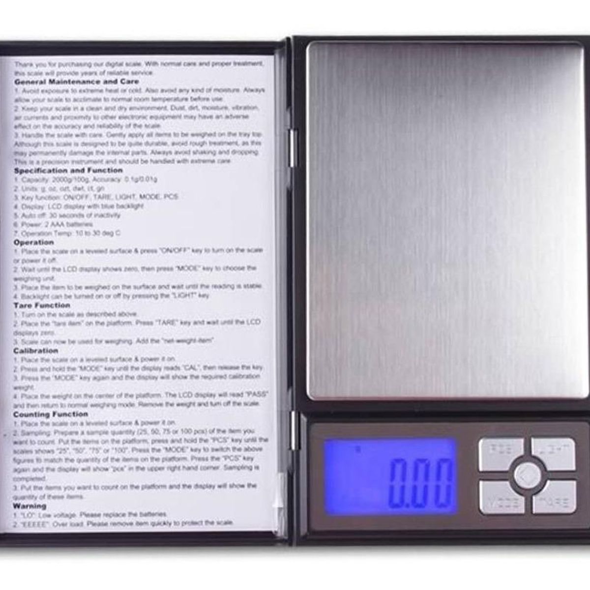 GENERICO - Balanza Digital Gramera Portátil de Precisión 500g