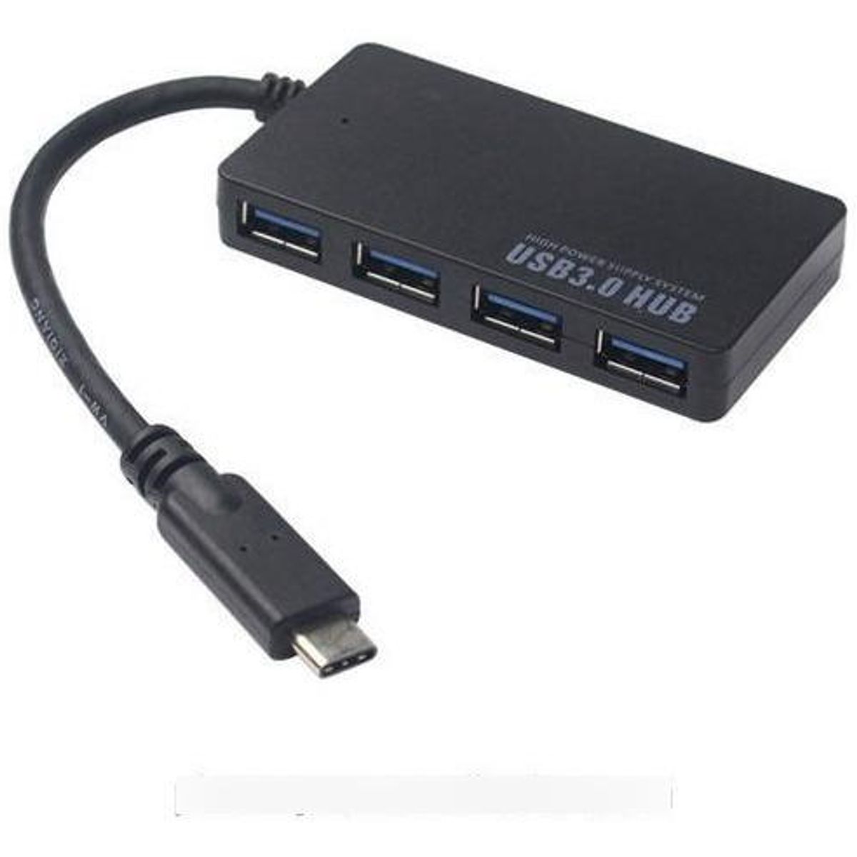 GENERICO - Hub Tipo C 4 Puertos USB 30 Alta Velocidad