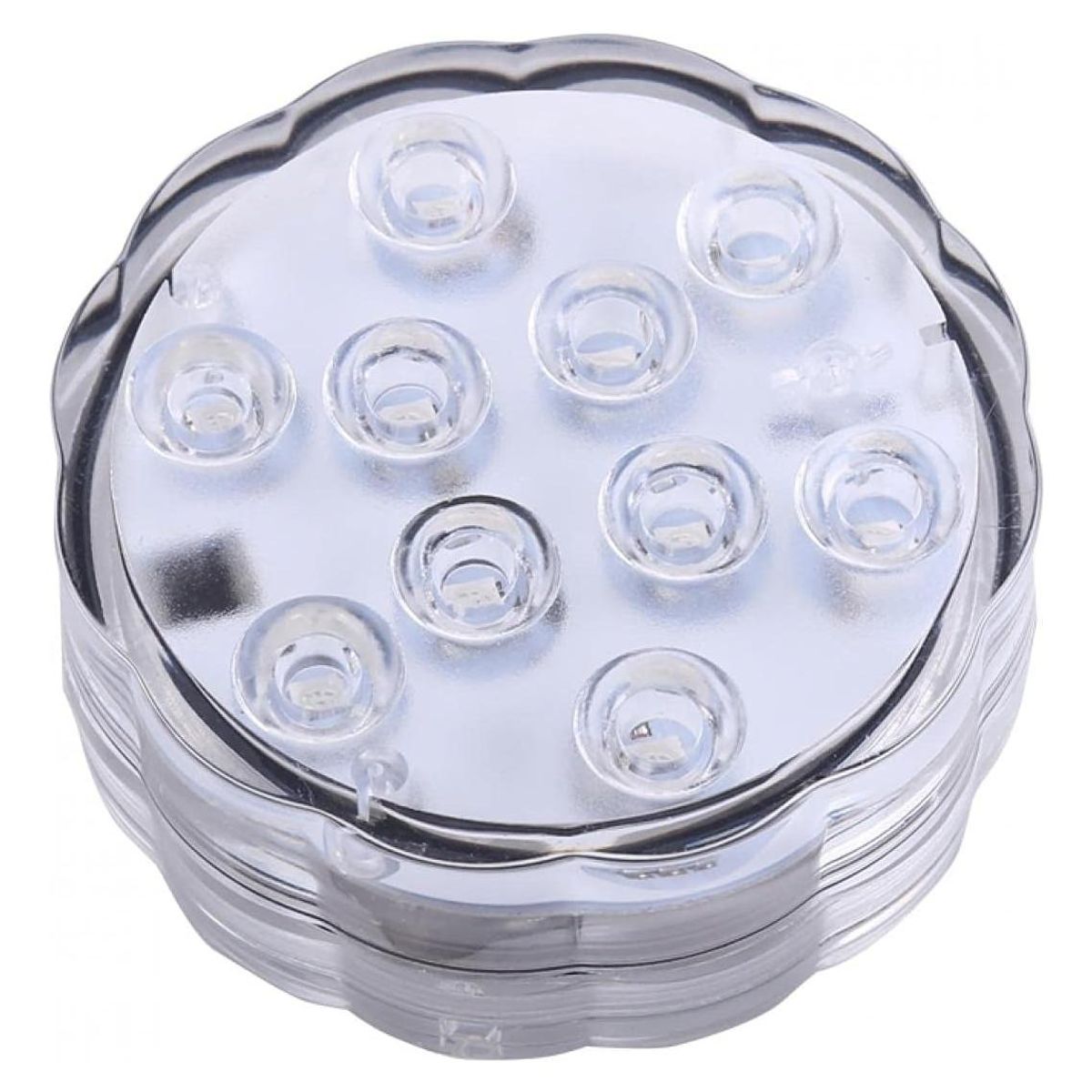 GENERICO - Pack de 2 Focos RGB Sumergibles con Control Remoto