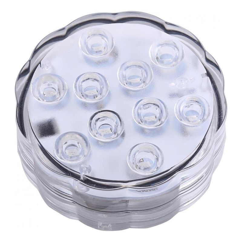 GENERICO - Pack de 2 Focos RGB Sumergibles con Control Remoto