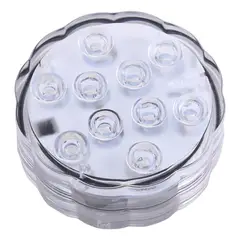 GENERICO - Pack de 2 Focos RGB Sumergibles con Control Remoto
