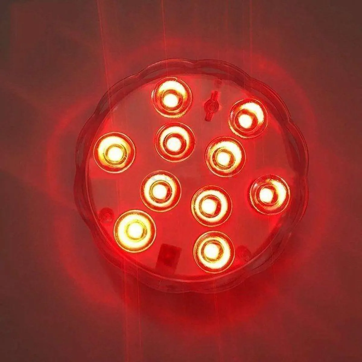 GENERICO - Pack de 2 Focos RGB Sumergibles con Control Remoto