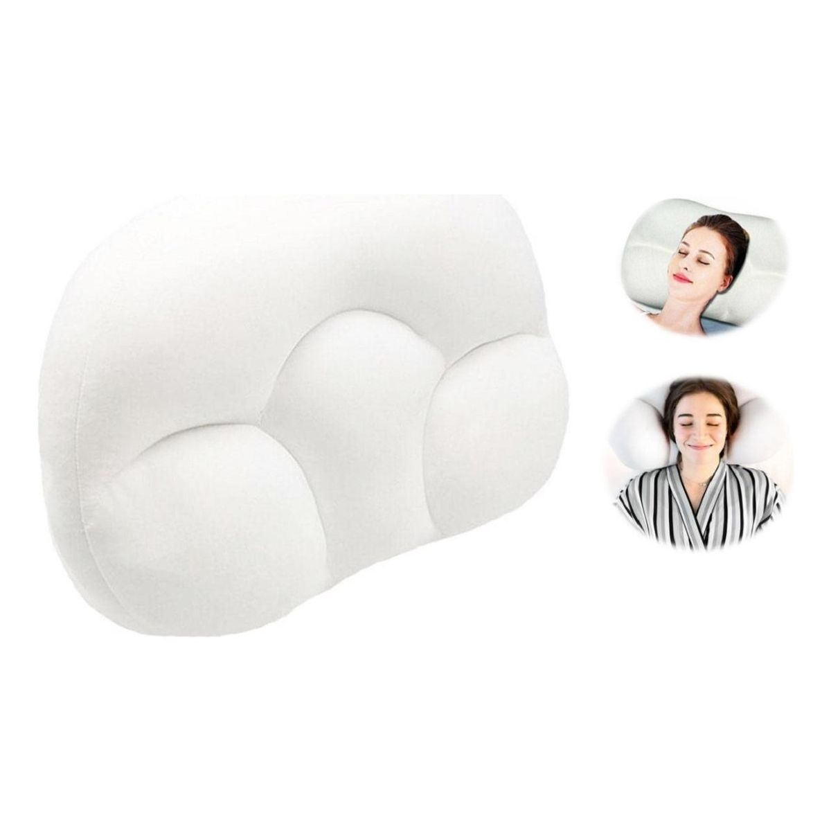 GENERICO - Almohada Cervical Ortopédica Memory para Sueño Confortable