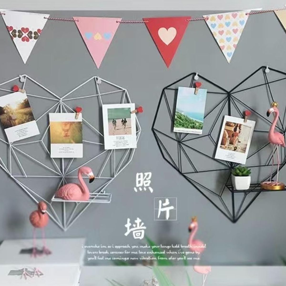 GENERICO - Rejilla Metálica para Fotos en Formato Diamante