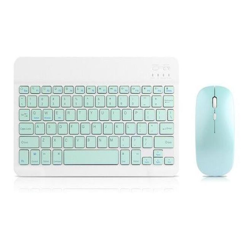 GENERICO - Kit de Teclado y Mouse Inalámbricos Portátiles Bluetooth
