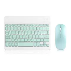GENERICO - Kit de Teclado y Mouse Inalámbricos Portátiles Bluetooth