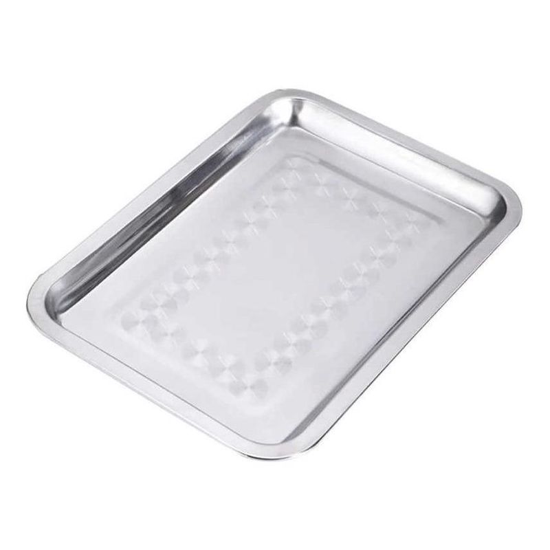 GENERICO - Bandeja Multiuso de Acero para Horno 35x26 cm