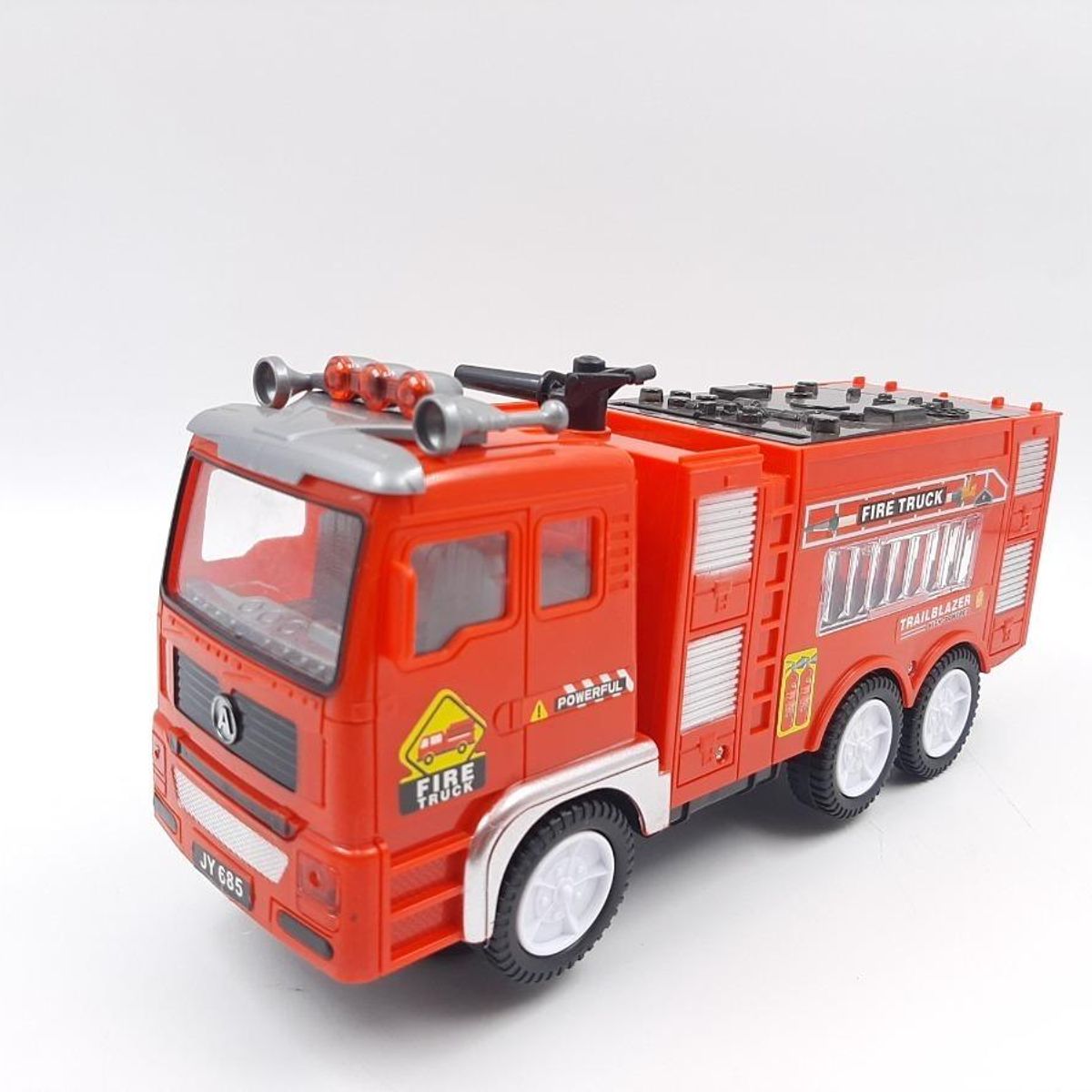 GENERICO - Camión de Bomberos Interactivo con Luz y Sonido - 25cm