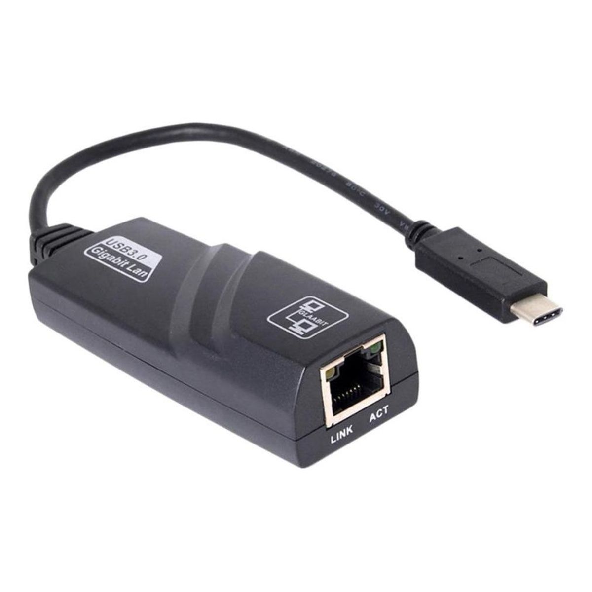 GENERICO - Adaptador USB C a RJ45 Ethernet 1000 Mbps para Conexión Rápida