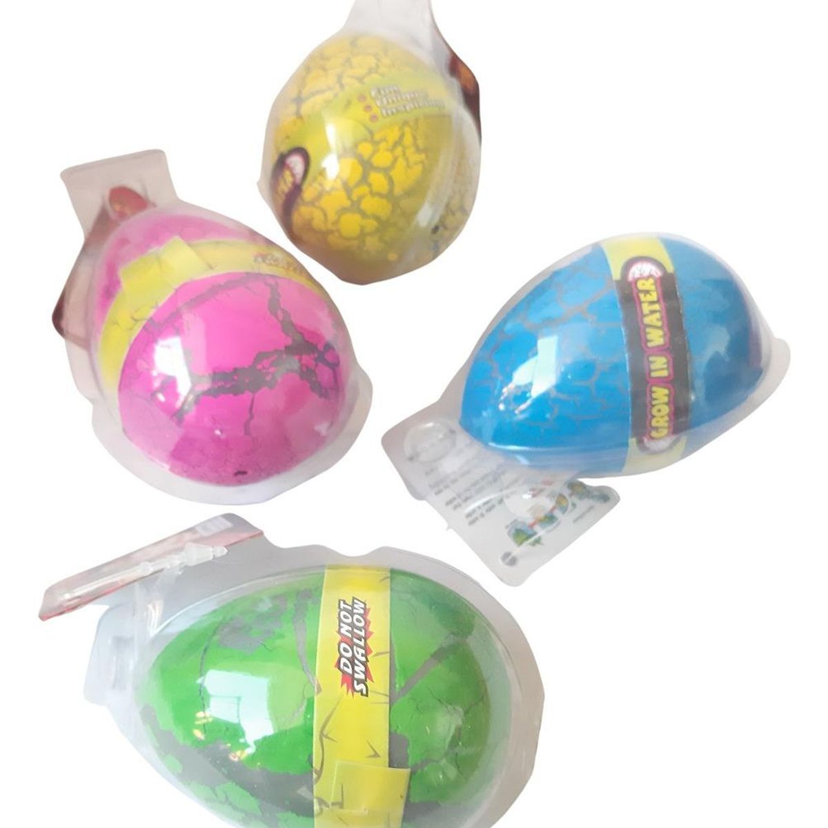 GENERICO - Huevos Sorpresa con Dinosaurios - Pack de 12 Unidades