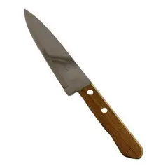 GENERICO - Cuchillo de Cocina de 6 Pulgadas con Mango de Madera