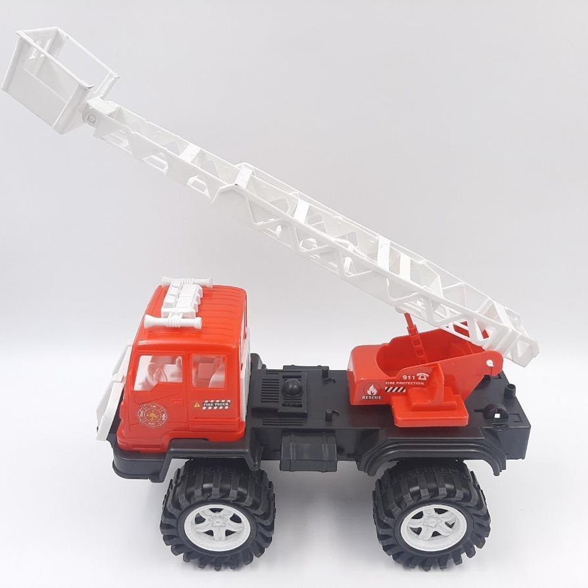 GENERICO - Camión Bombero con Grua para Niños 25cm