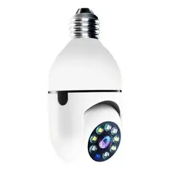 GENERICO - Cámara IP Tipo Ampolleta Panorámica WiFi