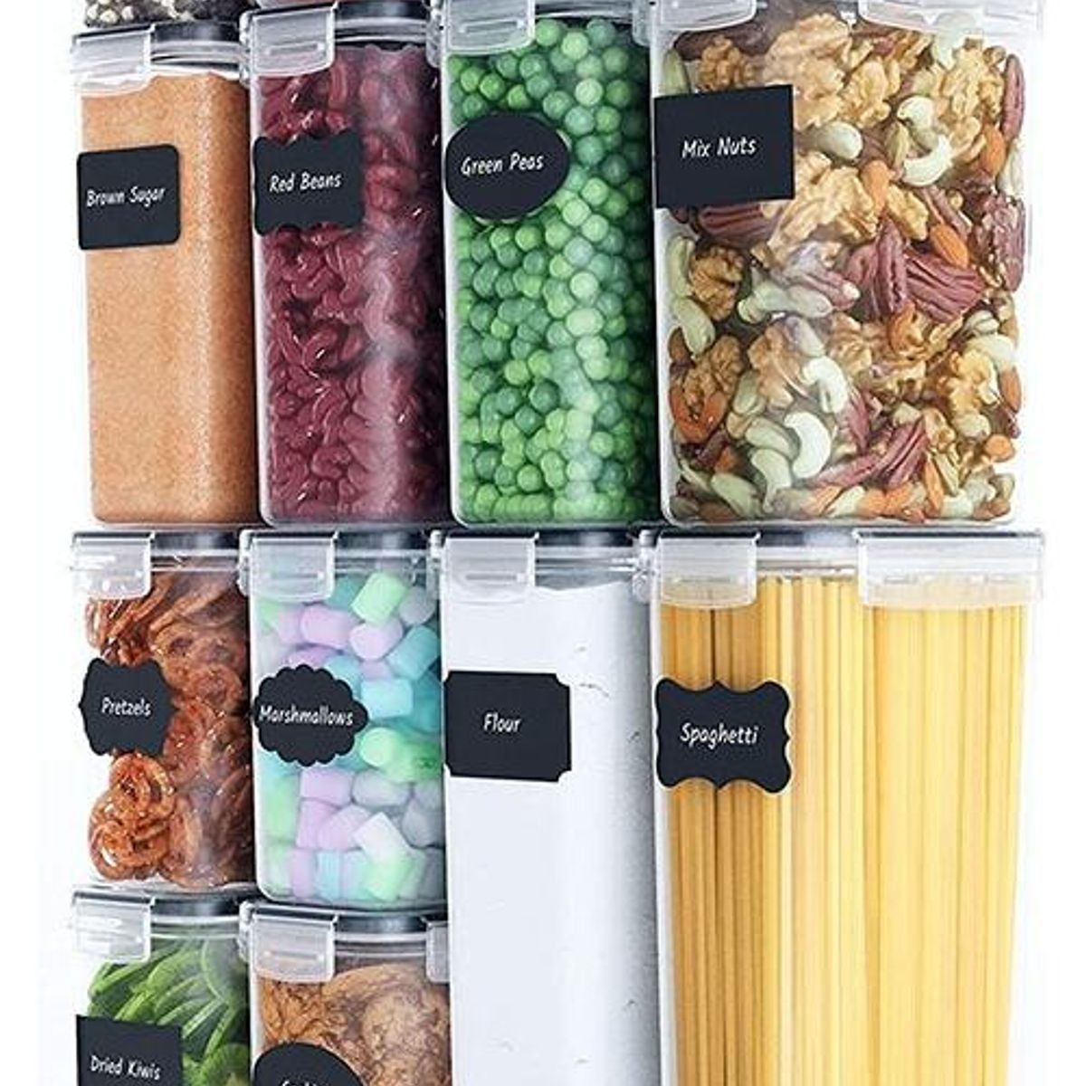 GENERICO - Juego de 14 Contenedores Herméticos para Alimentos