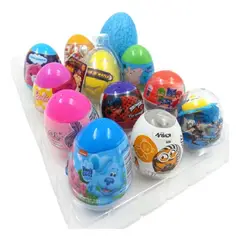 GENERICO - Pack de Huevos de Pascua Sorpresas con Autos Armables