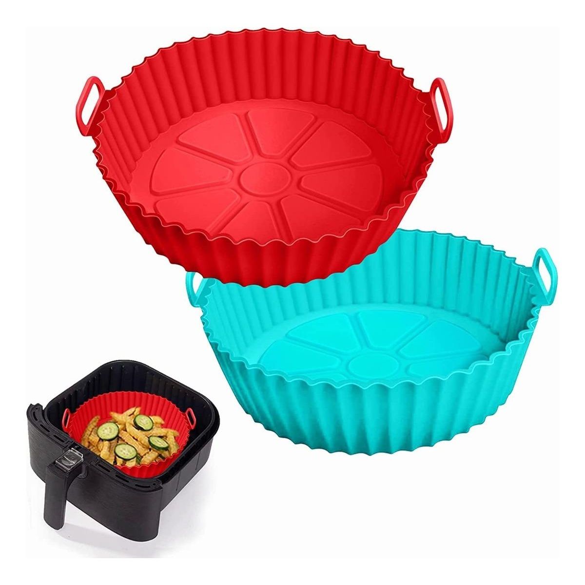 GENERICO - Forros de Silicona Reutilizables para Freidora de Aire - 2 Piezas