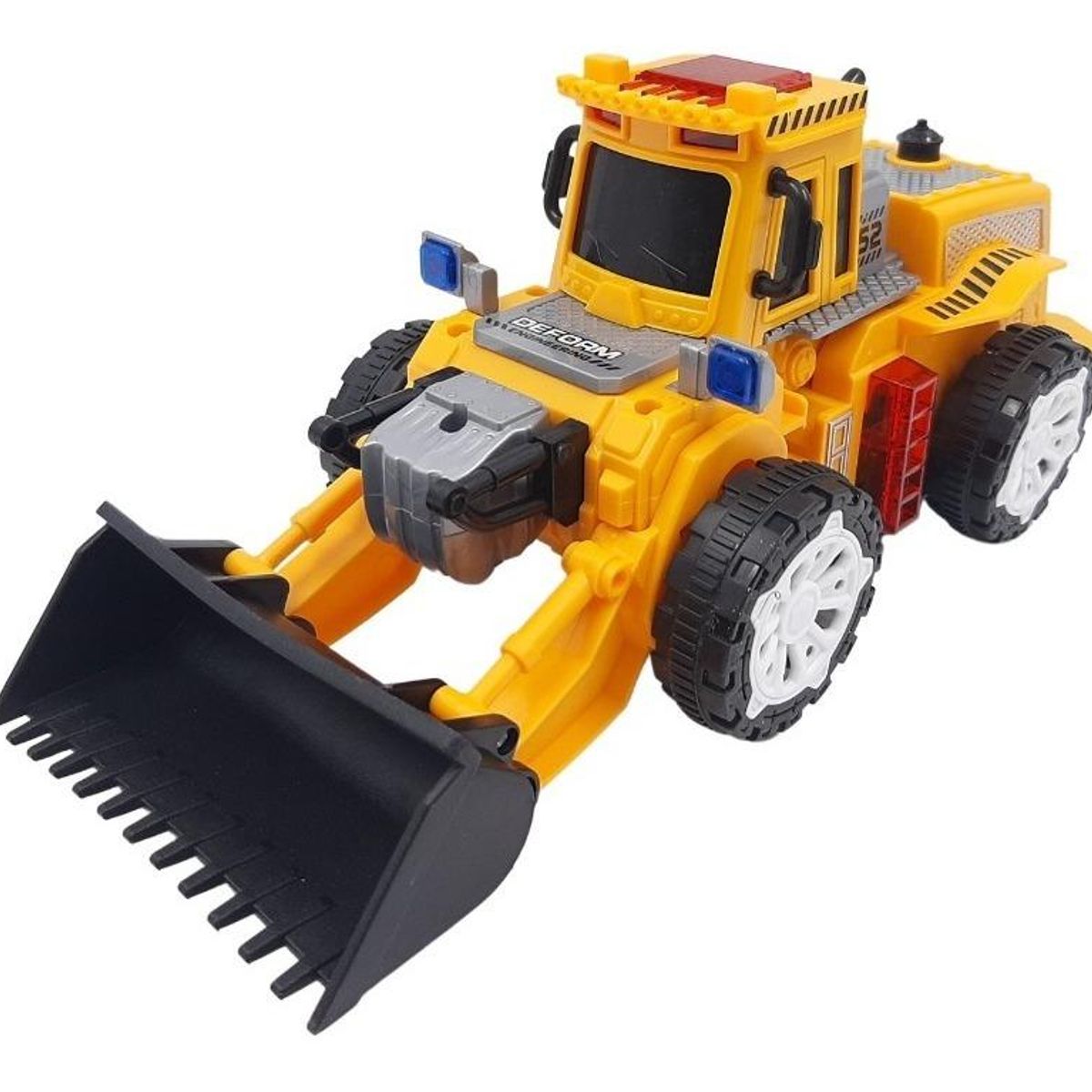 GENERICO - Grúa Robot Excavadora Interactiva con Luces y Sonido