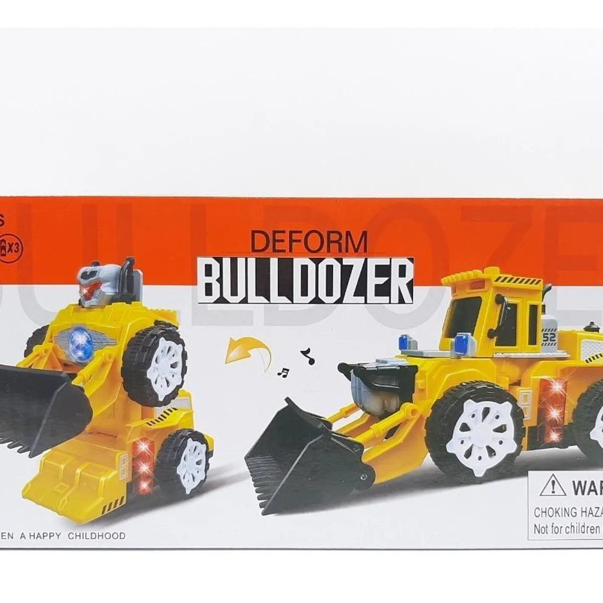 GENERICO - Grúa Robot Excavadora Interactiva con Luces y Sonido