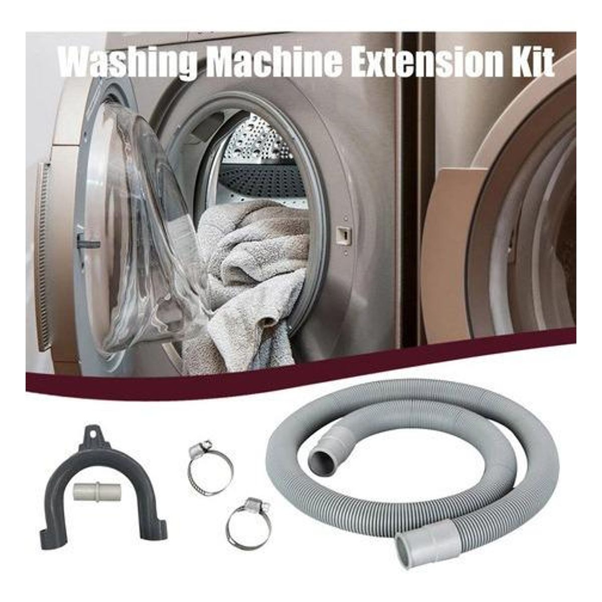 GENERICO - Kit de Extensión para Lavadora y Lavavajillas 2 M