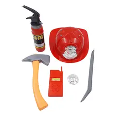 GENERICO - Set de Bomberos para Niños con Casco y Accesorios