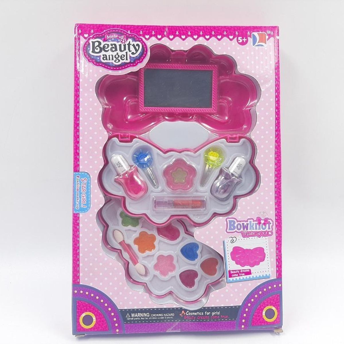 GENERICO - Set de Maquillaje y Accesorios de Uñas para Niñas Mariposa