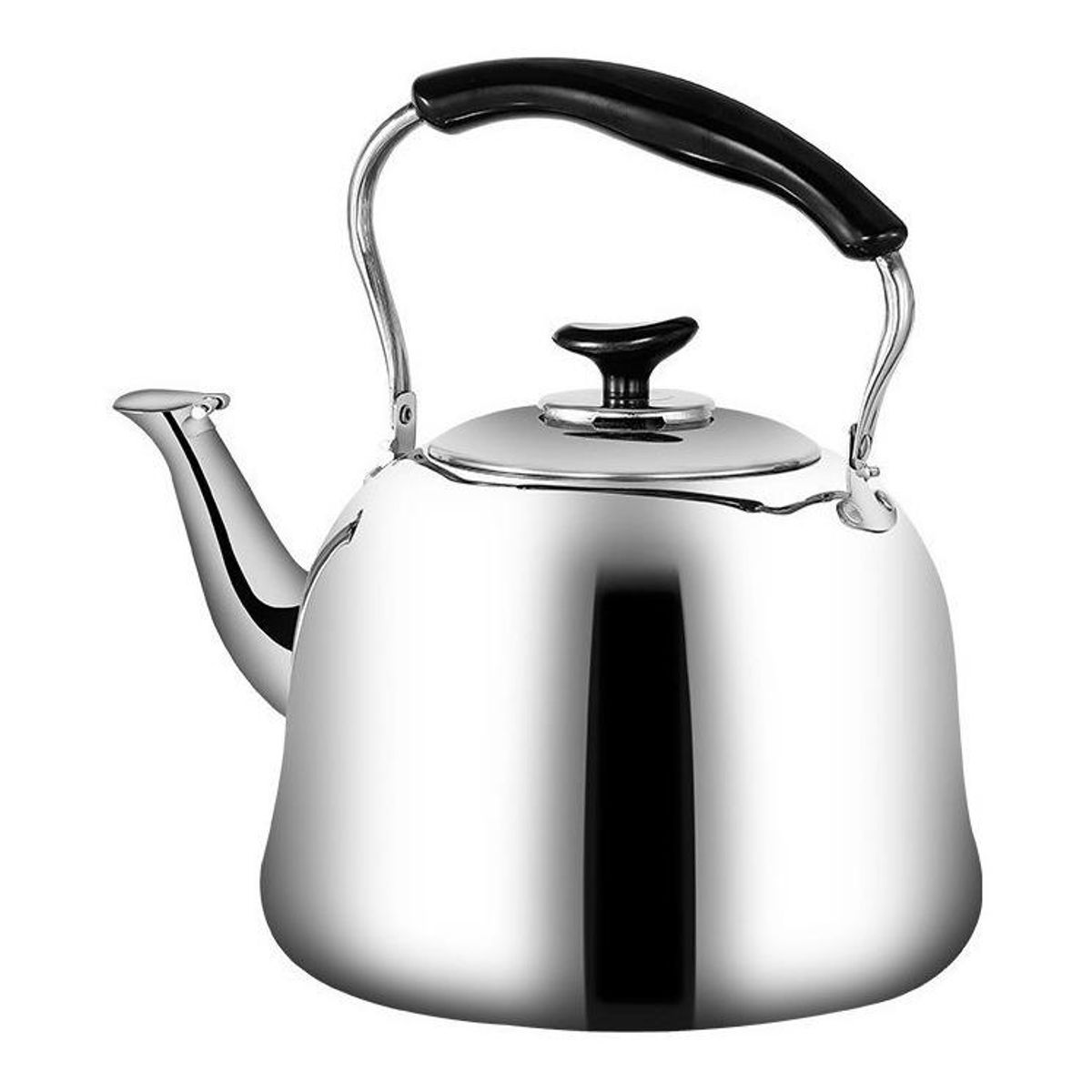 GENERICO - Tetera de Acero Inoxidable con Silbato - 2 Litros