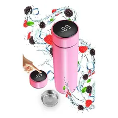 GENERICO - Termo Digital Táctil de Acero Inoxidable 500ml