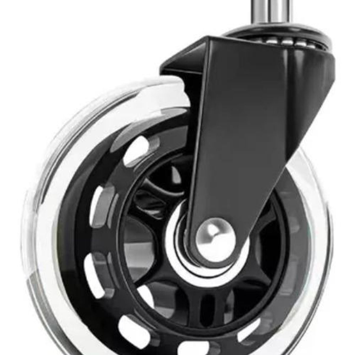 GENERICO - Pack de 5 Ruedas de Silicona para Sillas de Oficina y Gamer