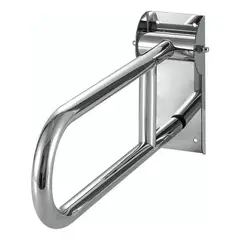 GENERICO - Barra de Seguridad Pasamano Abatible 60 cm en Acero Inoxidable