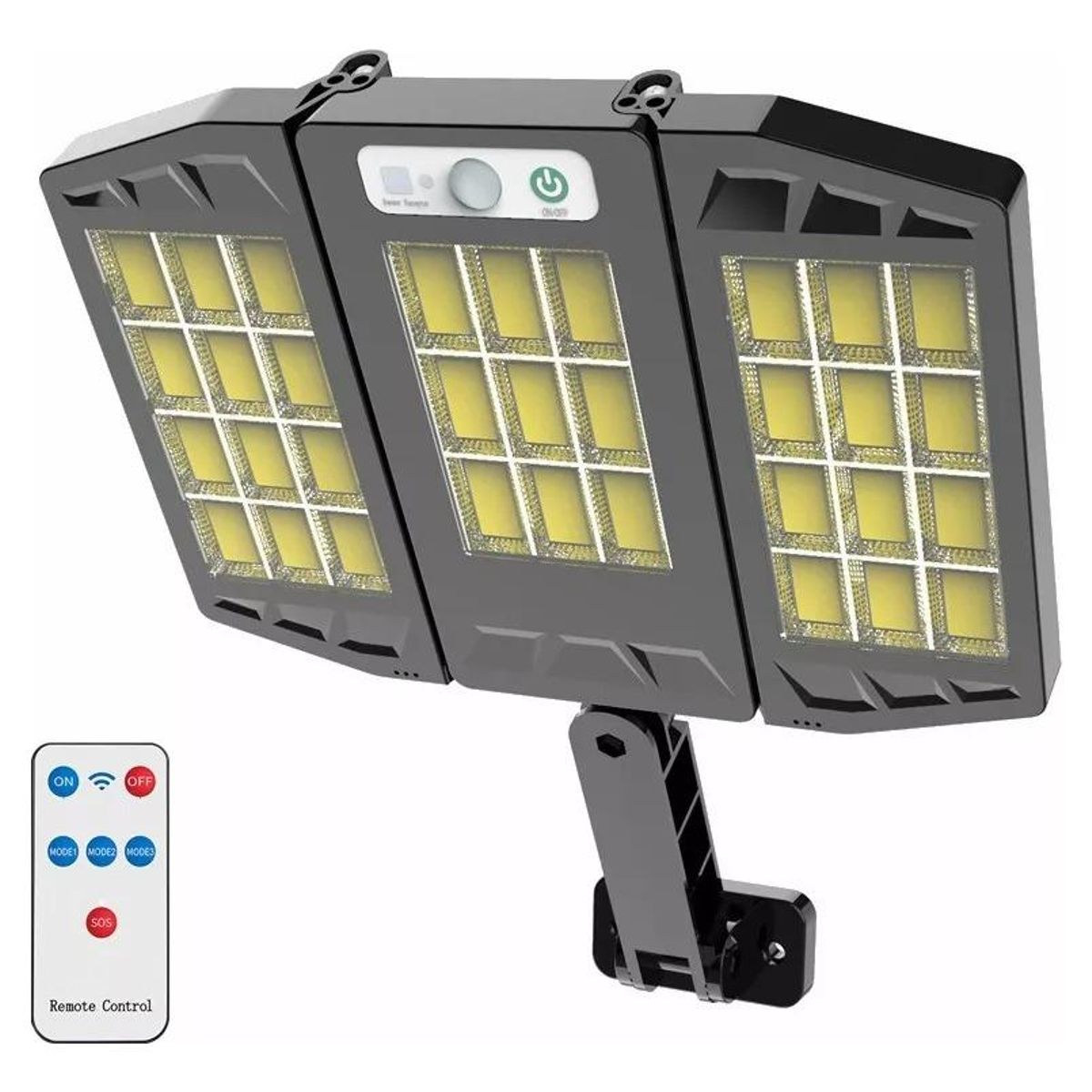 GENERICO - Lámpara Solar LED para Exterior con Control Remoto
