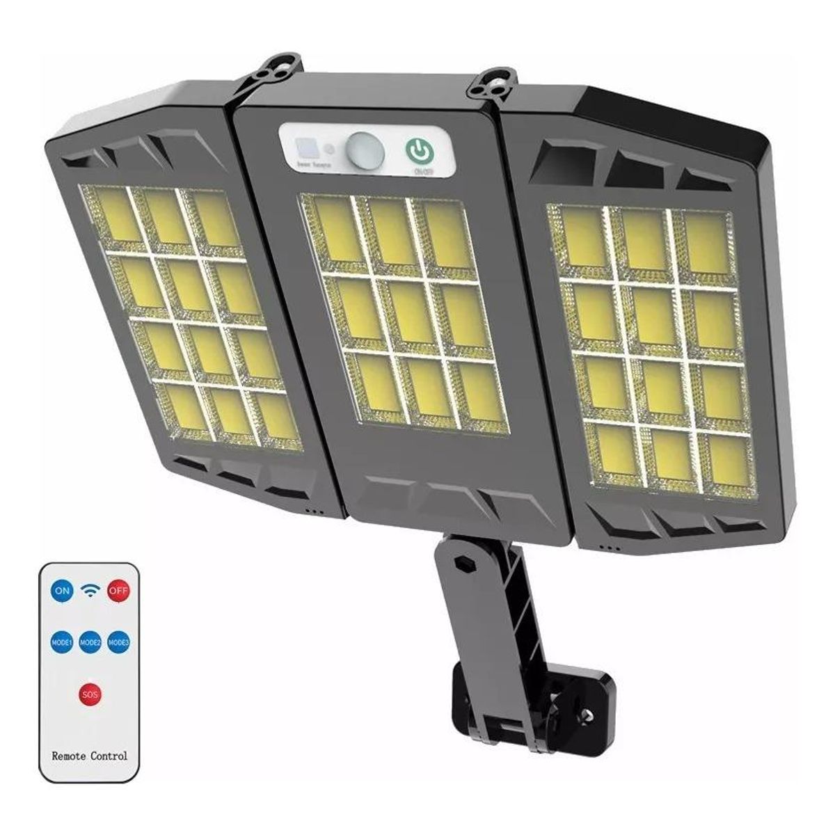 GENERICO - Lámpara Solar LED para Exterior con Control Remoto