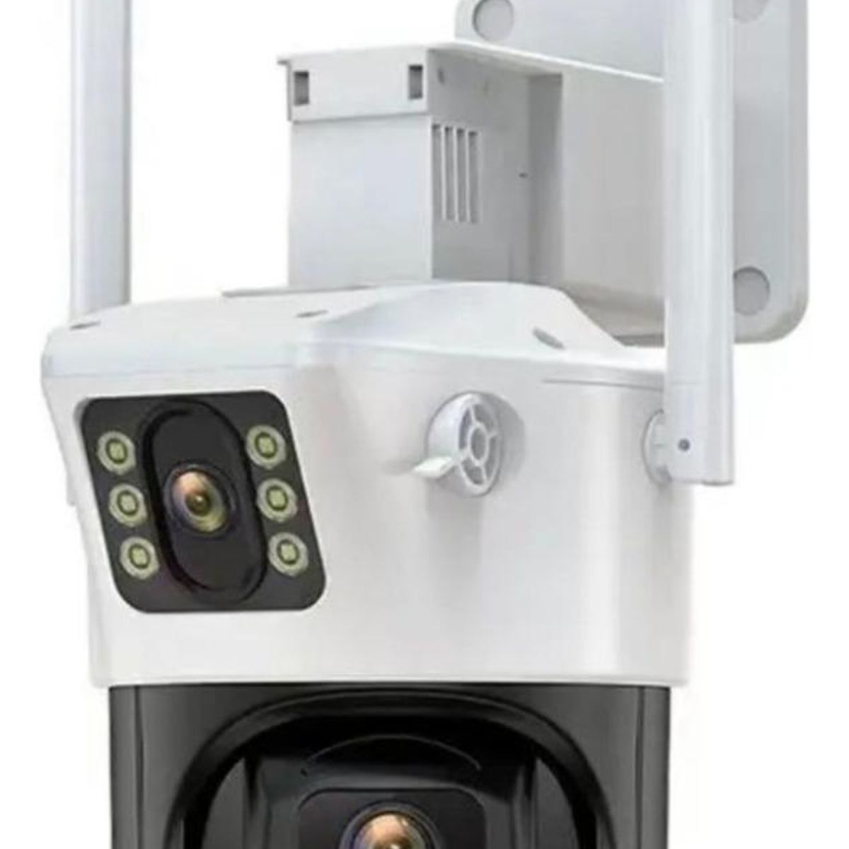 GENERICO - Cámara de Seguridad 4K IP66 Doble Pantalla con Visión Nocturna