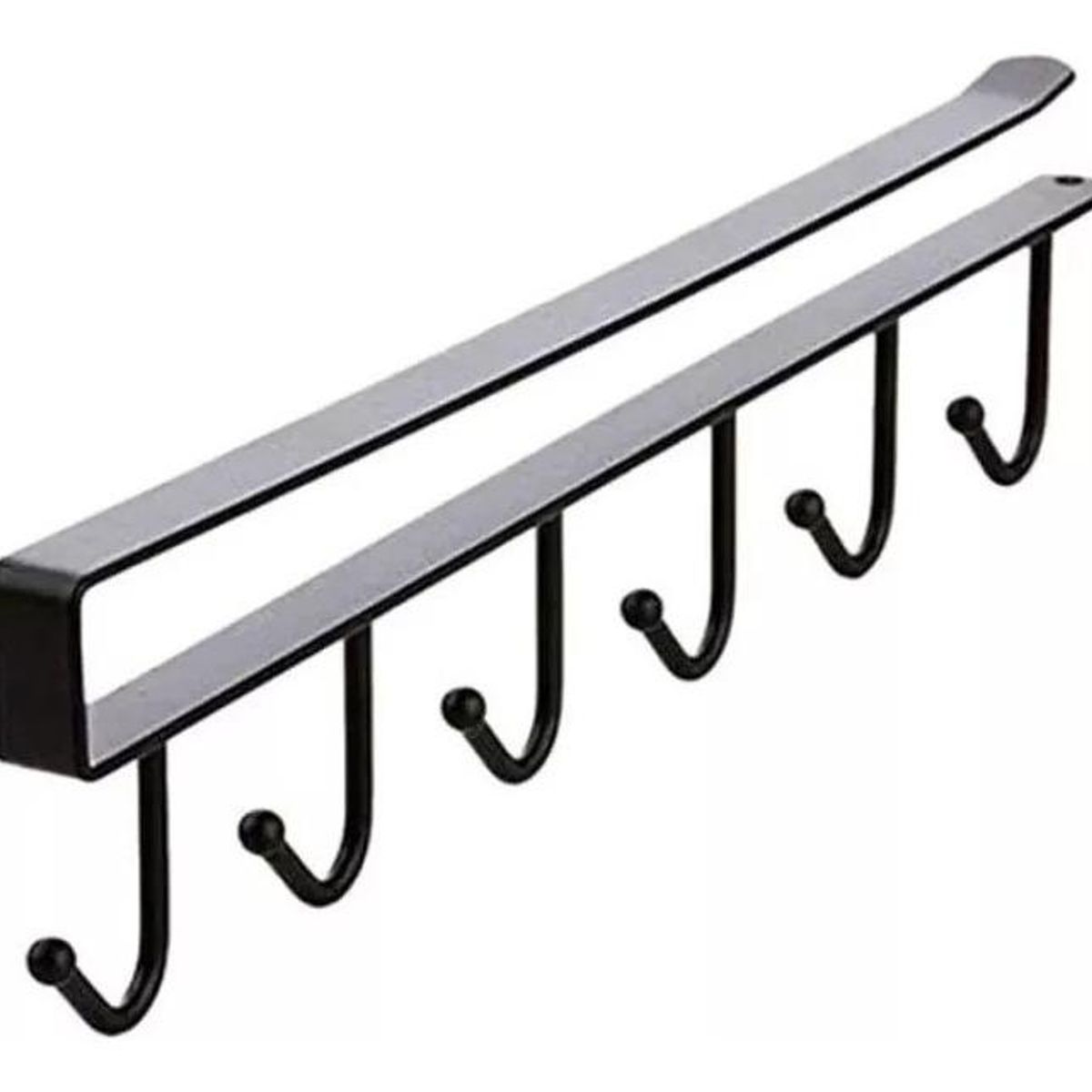 GENERICO - Soporte de Hierro con 6 Ganchos para Tazas y Más