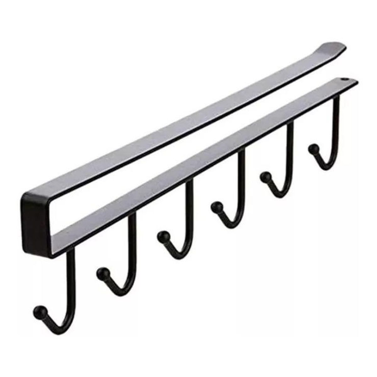 GENERICO - Soporte de Hierro con 6 Ganchos para Tazas y Más