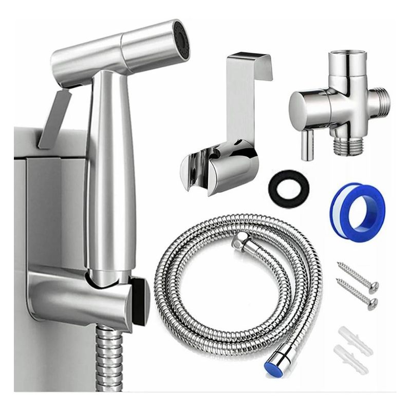 GENERICO - Bidet De Inodoro De Acero Inoxidable Con Manguera