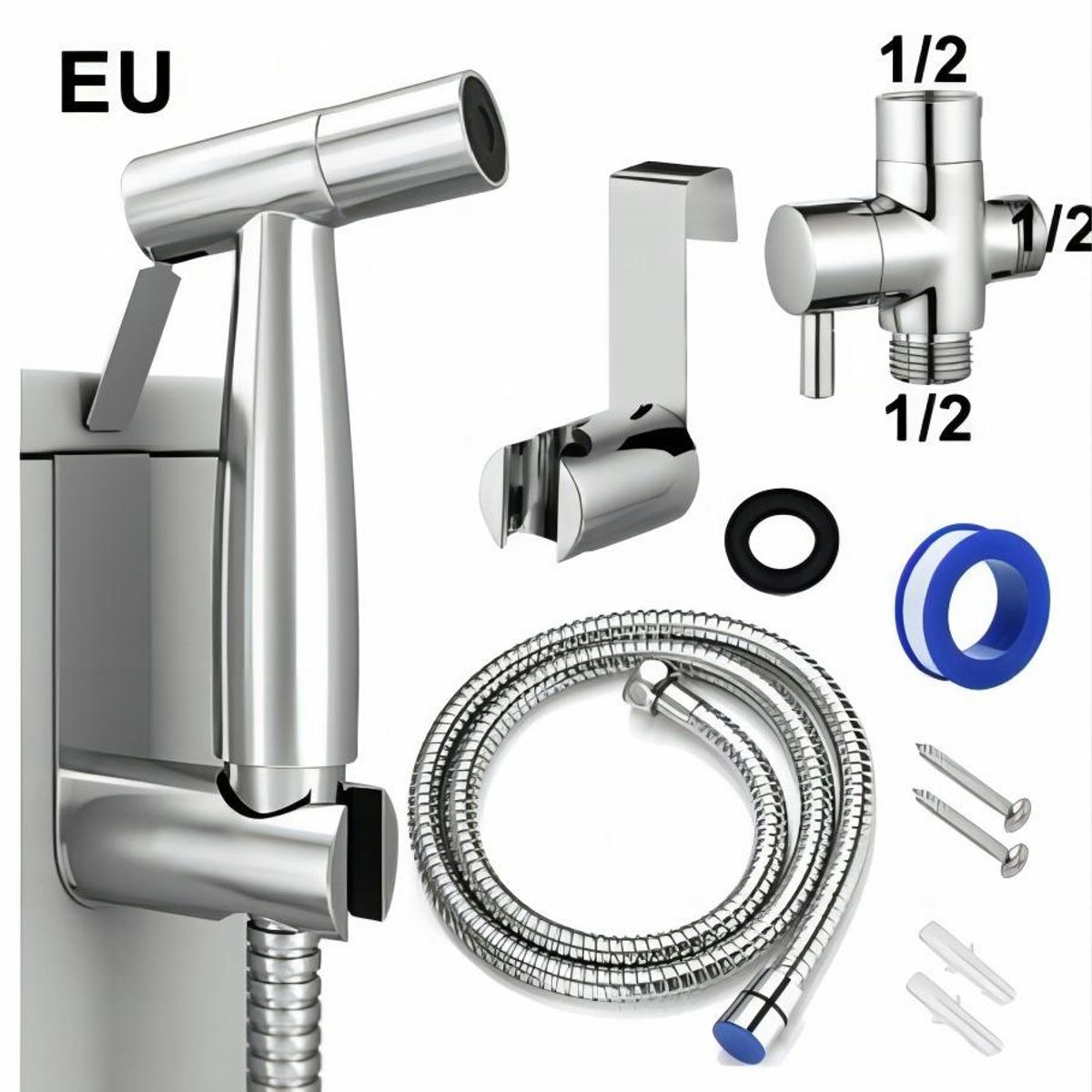 GENERICO - Bidet De Inodoro De Acero Inoxidable Con Manguera