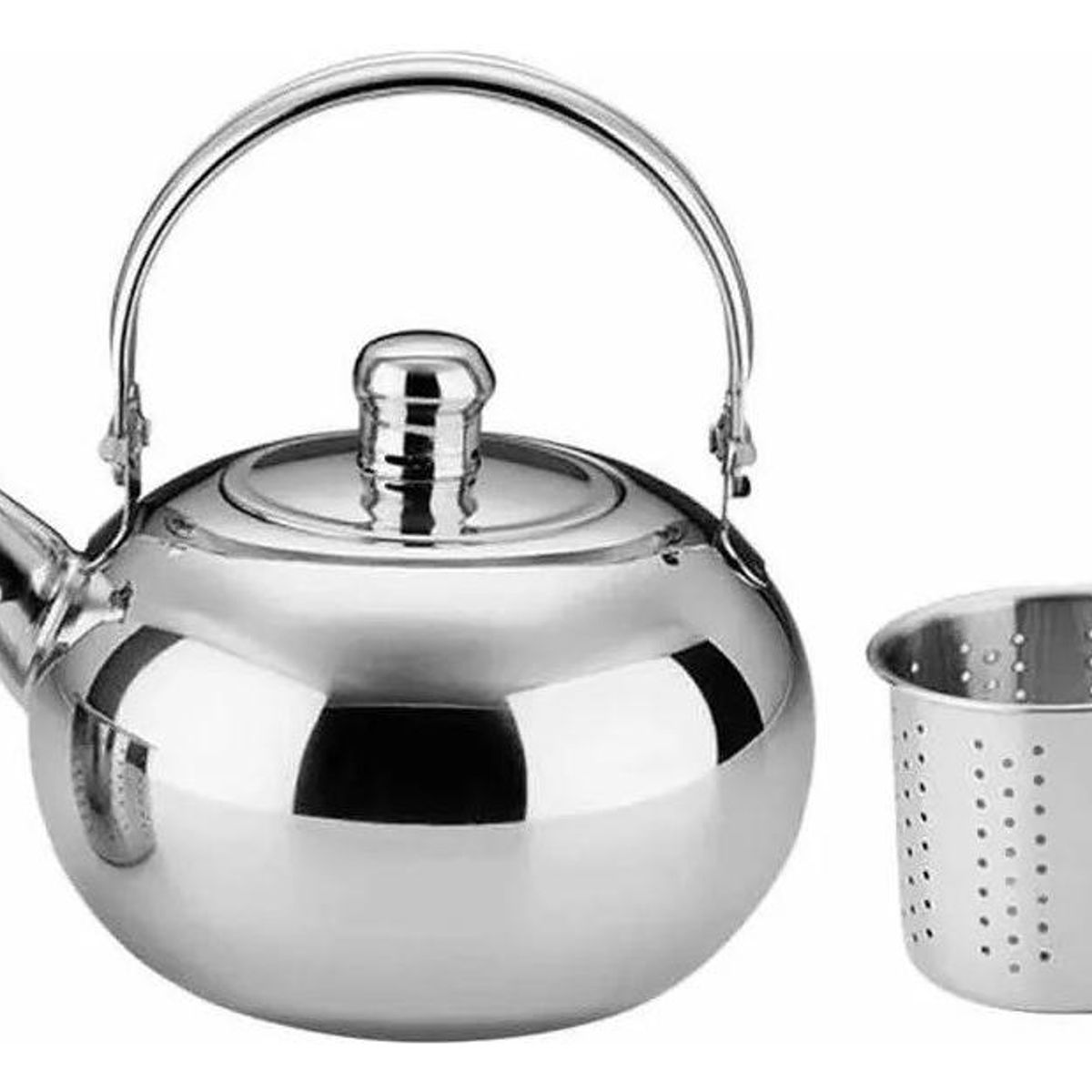 GENERICO - Tetera de Acero Inoxidable con Filtro para Té y Agua