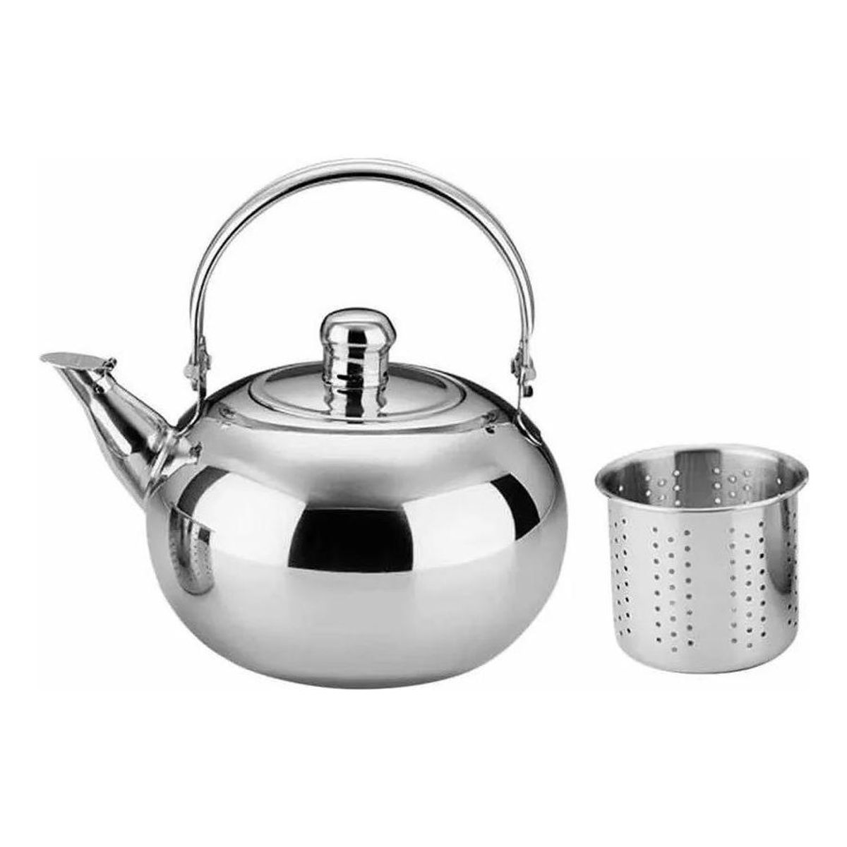 GENERICO - Tetera de Acero Inoxidable con Filtro para Té y Agua